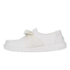 HeyDude Damskie Mokasyny Wendy Bow Essentials. Białe mokasyny damskie Hey dude, z materiału. Za 219.00 zł.