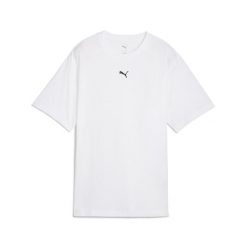 Damska koszulka o luźnym kroju ESS PUMA White. Białe bluzki damskie Puma, bez wzorów, bez ramiączek. Za 99.00 zł.