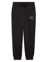 Puma Spodnie dresowe w kolorze czarnym rozmiar: L. Czarne spodnie dresowe damskie Puma, bez wzorów, z dresówki. Za 130.81 zł.