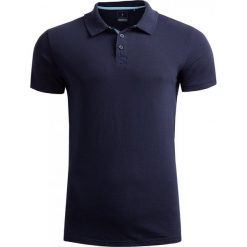 Koszulka polo męska TSM602A - ciemny granat - Outhorn. Koszulki polo męskie Outhorn, m, bez wzorów, z bawełny, bez ramiączek. W wyprzedaży za 34.99 zł.