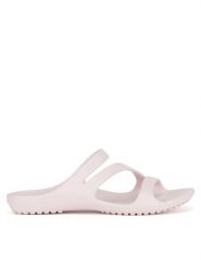 Crocs Klapki KADEE II SANDAL W 206756-6PI Różowy. Czerwone klapki damskie Crocs, bez wzorów, z materiału, bez obcasa. Za 149.99 zł.