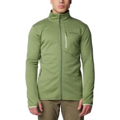 Bluza trekkingowa męska Columbia Park View Fleece FZ. Zielone bluzy bez kaptura męskie Columbia, m. Za 199.99 zł.