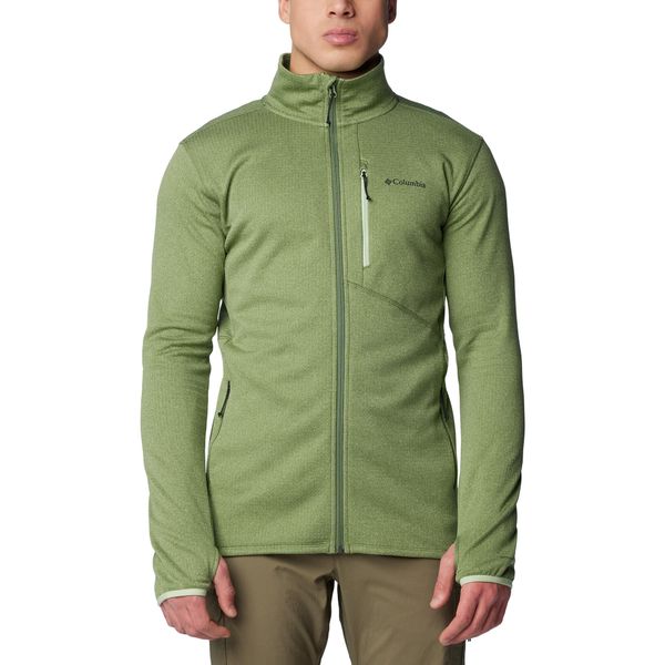 Bluza trekkingowa męska Columbia Park View Fleece FZ. Zielone bluzy bez kaptura męskie Columbia, m. Za 199.99 zł.