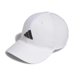 Damska czapka z daszkiem adidas Tour Badge. Białe czapki z daszkiem damskie Adidas, bez wzorów, z poliesteru. Za 145.50 zł.