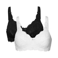 Cellbes Biustonosz Bella 2 Pack czarny biały female czarny/biały 75B. Białe biustonosze sportowe damskie Cellbes, bez wzorów, z koronki. Za 159.00 zł.