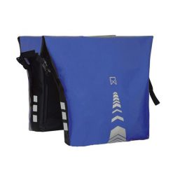 Podwójna torba na bagażnik Willex Sportive. Niebieskie torebki klasyczne damskie willex, bez wzorów, bez dodatków. Za 473.00 zł.