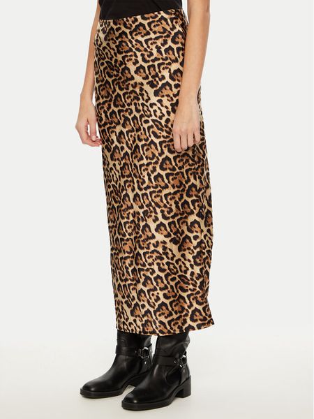 Brave Soul Spódnica maxi LSKW-225LISSY Brązowy Regular Fit. Brązowe spódniczki damskie Brave Soul, s, bez wzorów, z syntetyku, maxi. Za 79.99 zł.