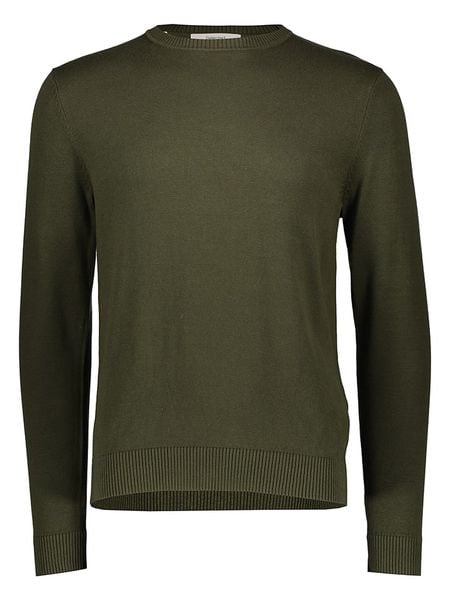 SELECTED HOMME Sweter w kolorze khaki rozmiar: XL. Brązowe swetry męskie Selected Homme, xl, bez wzorów, bez kołnierzyka. Za 104.64 zł.