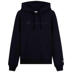 CHAMPION Bluza damska z kapturem dopasowana, czarna. Czarne bluzy z kapturem damskie CHAMPION, uniwersalny, z bawełny. Za 202.99 zł.
