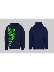 Plein Sport Bluza w kolorze granatowym rozmiar: M. Niebieskie bluzy sportowe męskie Plein Sport, bez wzorów, z bawełny, sportowe, bez kołnierzyka, bez ramiączek. Za 228.38 zł.