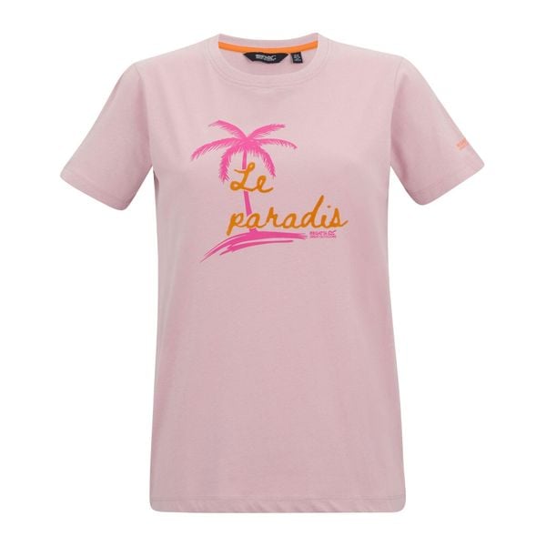 T-shirt Damski Palma Filandra VX. Czerwone t-shirty damskie Regatta, xl, bez wzorów, z bawełny, bez kołnierzyka. Za 97.99 zł.