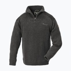 Sweter męski Pinewood Hurricane. Szare swetry męskie Pinewood, m, bez wzorów, bez kołnierzyka. Za 549.99 zł.