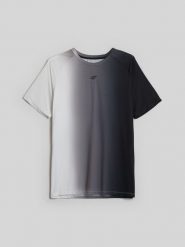 4F Koszulka treningowa szybkoschnąca męska - czarna XL. Czarne t-shirty sportowe męskie 4f, m, z włókna, bez ramiączek, do biegania. Za 139.99 zł.