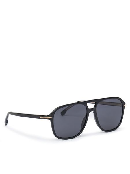 BOSS Okulary przeciwsłoneczne 1751/S 207999 Czarny. Czarne okulary przeciwsłoneczne męskie Boss, z tworzywa sztucznego. Za 529.99 zł.