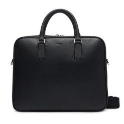 Torba na laptopa BOSS. Czarne torby na laptopa damskie Boss, bez wzorów. Za 2,199.00 zł.