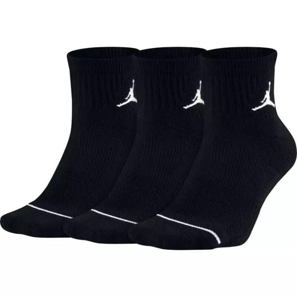 Skarpety nike air jordan jumpman qtr 3 pary. Czarne skarpetki damskie Nike, bez wzorów, z elastanu. Za 69.00 zł.