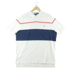 Second life - Polo Ralph Lauren koszulka męska z krótkim rękawem - Stan dobry. Białe koszulki polo męskie Ralph Lauren, l, bez wzorów, z materiału, bez ramiączek. Za 127.76 zł.