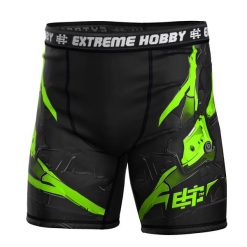 Spodenki Vale Tudo do MMA męskie EXTREME HOBBY IRON FORCE. Zielone szorty męskie EXTREME HOBBY, z elastanu, bez kołnierzyka. Za 179.00 zł.