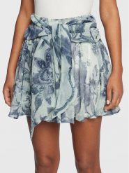 Guess Spódnica trapezowa W3RD46 WDW52 Zielony Regular Fit. Zielone spódniczki damskie Guess, l, z aplikacjami, z syntetyku, trapezowe. Za 239.99 zł.