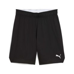 Szorty Puma teamJaws. Czarne szorty męskie Puma, s, z materiału, na fitness i siłownię. Za 181.06 zł.