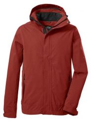 Killtec Kurtka funkcyjna "KOS 87" w kolorze ceglanym rozmiar: XL. Czerwone kurtki outdoor męskie KILLTEC, m, bez wzorów, bez kaptura. Za 193.70 zł.