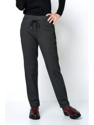 Rosner Spodnie w kolorze antracytowym rozmiar: 46. Czarne spodnie materiałowe damskie Rosner, bez wzorów, z materiału, z podwyższonym stanem. Za 173.99 zł.