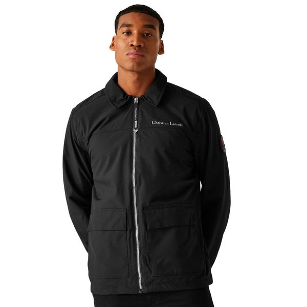 Kurtka wodoodporna Regatta Christian Lacroix Ramatuelle. Czarne kurtki męskie Regatta, m, bez wzorów, sportowe, bez kaptura. Za 419.99 zł.