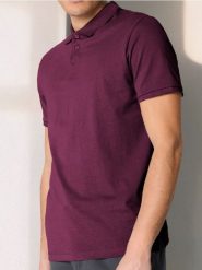 Koszulka polo - różowy. Czerwone koszulki polo męskie Sinsay, l, bez wzorów, bez ramiączek. Za 19.99 zł.