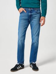 Wrangler Dżinsy - Regular fit - w kolorze niebieskim rozmiar: W34/L30. Niebieskie jeansy męskie Wrangler. Za 180.06 zł.