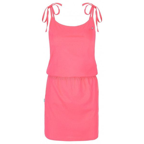 Sukienka letnia Loap Beverly damska M — 100% bawełna. Fioletowe sukienki damskie ZONE PERFECT, na lato, m, bez wzorów, z bawełny, sportowe, bez kołnierzyka, bez ramiączek, sportowe. Za 129.99 zł.