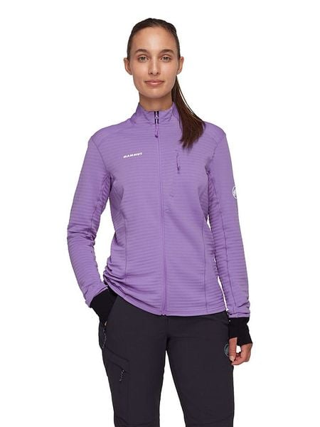 Mammut Kurtka polarowa "Taiss Light ML" w kolorze fioletowym rozmiar: S. Różowe kurtki damskie Mammut, s, bez wzorów, z materiału, bez kaptura. Za 341.45 zł.