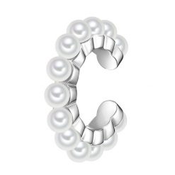 Glanzstücke München Srebrne klamry na ucho srebro wysokiej próby Perła naturalna srebrny Kolczyki 1 ct Damski. Szare kolczyki damskie Glanzstücke München, z perłą, srebrne. Za 159.99 zł.