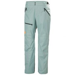 Spodnie narciarskie z kieszenią cargo Helly Hansen Sogn. Zielone spodnie materiałowe męskie Helly Hansen, bez wzorów, z materiału. Za 729.80 zł.