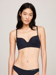 Tommy Hilfiger biustonosz Kobiety Sztuczne włókno niebieski, 80D. Niebieskie biustonosze Tommy Hilfiger, bez wzorów, z włókna. Za 239.95 zł.