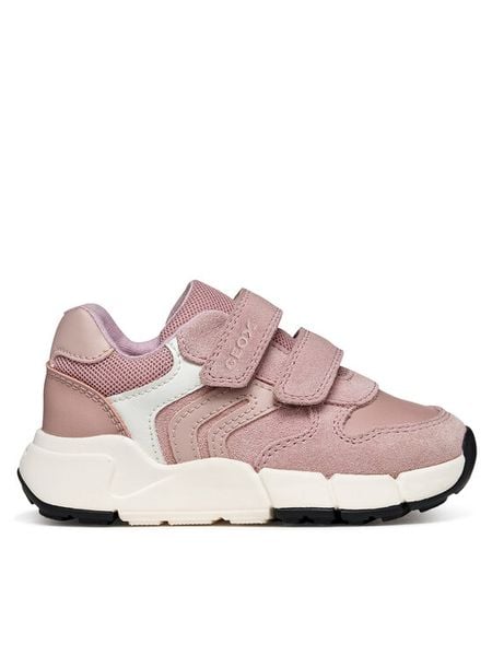 Geox Sneakersy B Flexyper Mini Girl B656NA 05422 C8014 S Różowy. Czerwone buty sportowe dziewczęce Geox, bez wzorów, ze skóry, bez zapięcia. Za 269.99 zł.