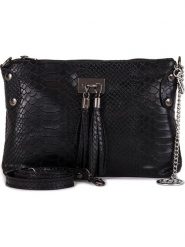 Mia Tomazzi Skórzana torebka "Navigli" w kolorze czarnym - 22 x 15 x 4 cm rozmiar: onesize. Czarne torebki klasyczne damskie Mia Tomazzi, z aplikacjami, z materiału, bez dodatków. Za 130.99 zł.