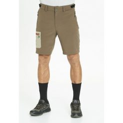 Spodenki męskie Whistler Globe Stretch. Szare szorty męskie WHISTLER, bez kołnierzyka. Za 199.99 zł.