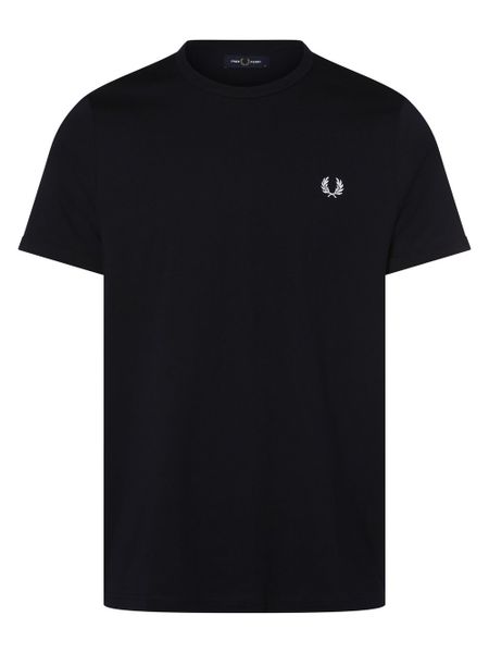 Fred Perry T-shirt Mężczyźni Bawełna niebieski, S. Niebieskie t-shirty męskie Fred Perry, m, bez wzorów, z bawełny, bez kołnierzyka. Za 299.95 zł.