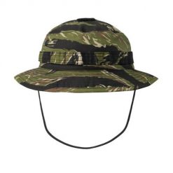 Kapelusz turystyczny Boonie Mk2 Tiger Stripe. Brązowe kapelusze damskie HELIKON-TEX, bez wzorów. Za 80.99 zł.