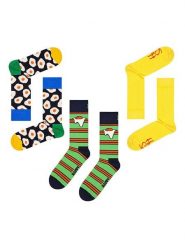 Happy Socks Skarpety (3 pary) ze wzorem rozmiar: 36-40. Skarpetki męskie Happy Socks, bez wzorów. Za 73.99 zł.