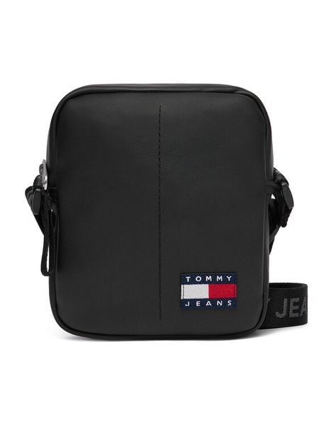 Tommy Jeans Saszetka Tjm Ess Daily Pu Reporter AM0AM13712 Czarny. Czarne saszetki męskie Tommy Jeans, z jeansu. Za 199.99 zł.