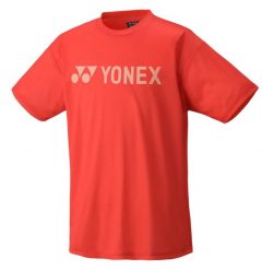 Koszulka tenisowa męska z krótkim rękawem Yonex Uni T-shirt Practice. Czerwone t-shirty sportowe męskie YONEX, m, z materiału, bez ramiączek, na fitness i siłownię. Za 111.00 zł.