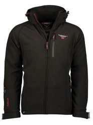 Geographical Norway Kurtka softshellowa "Taboo" w kolorze czarnym rozmiar: XXL. Czarne kurtki outdoor męskie Geographical Norway, xxl, bez wzorów, bez kaptura. Za 162.49 zł.