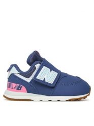 New Balance Sneakersy NW574NJ Granatowy. Niebieskie buty sportowe dziewczęce New Balance, bez wzorów, ze skóry, bez zapięcia. Za 249.99 zł.