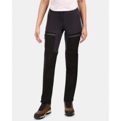 Damskie spodnie outdoorowe Kilpi HOSIO-W. Czarne spodnie dresowe damskie Kilpi, na lato, xl, bez wzorów, z nylonu. Za 370.41 zł.