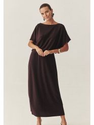 TATUUM Sukienka "Katie" w kolorze fioletowym rozmiar: M. Różowe sukienki damskie Tatuum, m, bez wzorów, bez kołnierzyka, bez ramiączek, maxi. Za 171.28 zł.