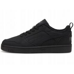 Buty męskie trampki sportowe Puma REBOUND V6 LOW NUBUCK. Czarne trampki i tenisówki męskie Puma, bez wzorów, z nubiku, bez zapięcia. Za 255.00 zł.