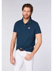 Polo Sylt Koszulka polo w kolorze granatowym rozmiar: M. Niebieskie koszulki polo męskie Polo Sylt, m, bez wzorów, z bawełny, bez ramiączek. Za 96.60 zł.
