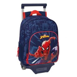 Plecak szkolny SPIDERMAN Niebieski. Niebieskie plecaki damskie Spiderman, bez wzorów. Za 174.60 zł.