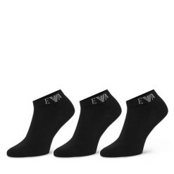 Skarpety krótkie EA7 Emporio Armani. Czarne skarpetki męskie EA7 Emporio Armani, bez wzorów. Za 104.99 zł.